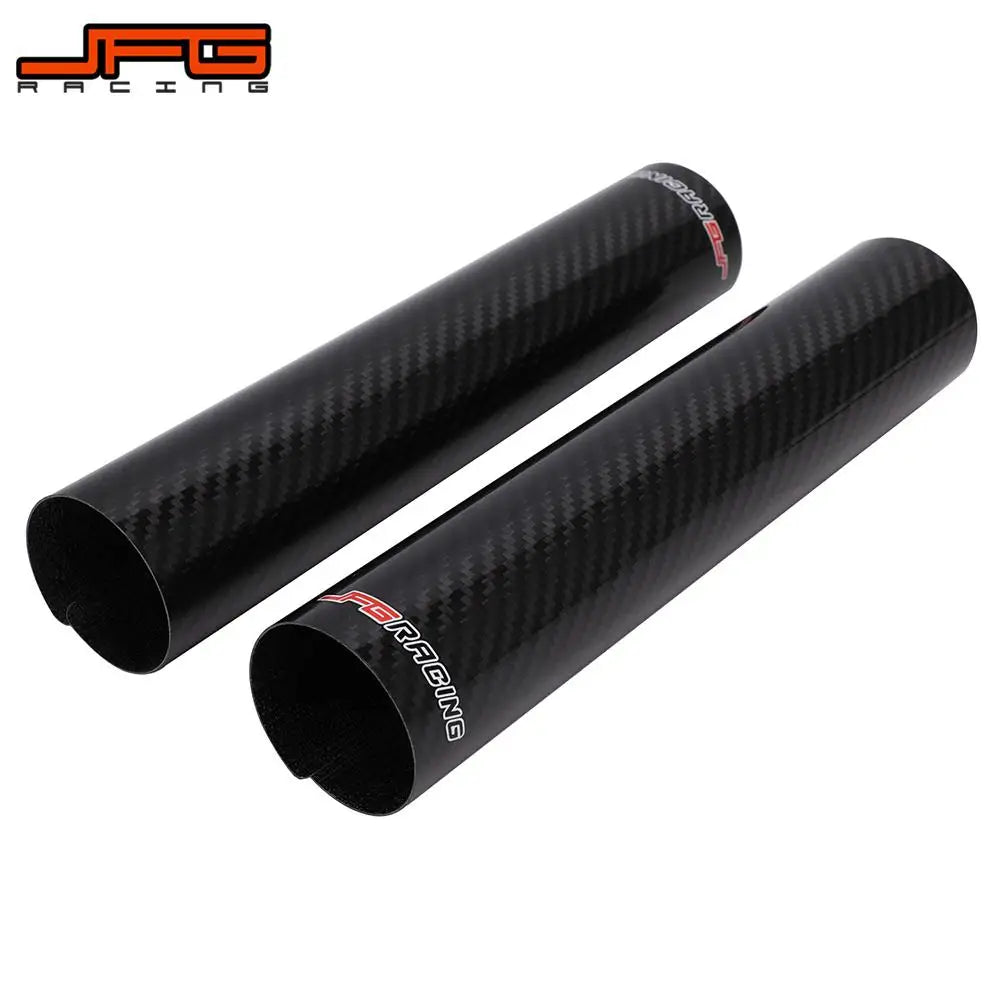 Carbon fiber fork guards. UNIVERSAL